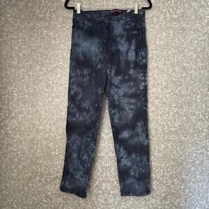 Gloria Vanderbilt Straight Leg Tie-Dye Amanda Jeans - Size 8 Short - Mid Rise